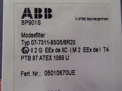 BP901S ABB 07-7311-93G5/8R20، مرشح مصدر الطاقة