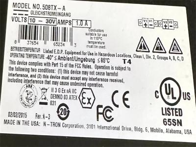 508TX-A 336A4940DNP508TX NTRON Industrial Ethernet Switch للتحكم في العملية