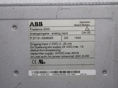 وحدة الإدخال التناظرية ABB DAI 05 P 37131-0336025