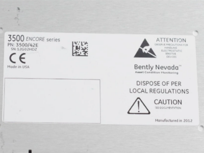 وحدة مراقبة الاهتزاز 3500/42E Bently Nevada 285691-01