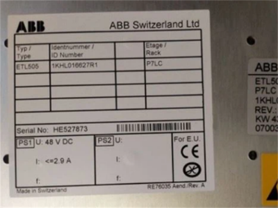 وحدة التحكم المنطقية القابلة للبرمجة P7LC ABB 1KHL015000R0001